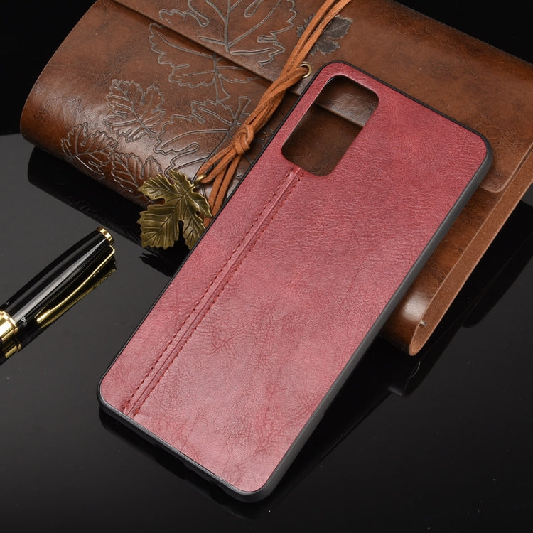 For Huawei Honor 30 Youth/Honor 30 Lite Shockproof Sewing Cow Pattern Skin PC + PU + TPU Case