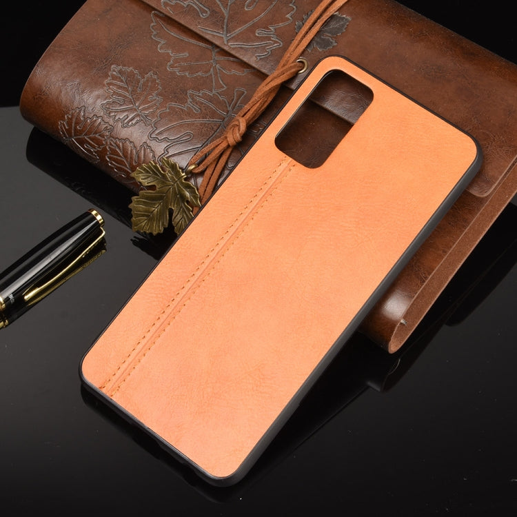 For Huawei Honor 30 Youth/Honor 30 Lite Shockproof Sewing Cow Pattern Skin PC + PU + TPU Case