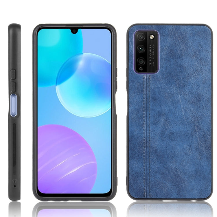 For Huawei Honor 30 Youth/Honor 30 Lite Shockproof Sewing Cow Pattern Skin PC + PU + TPU Case