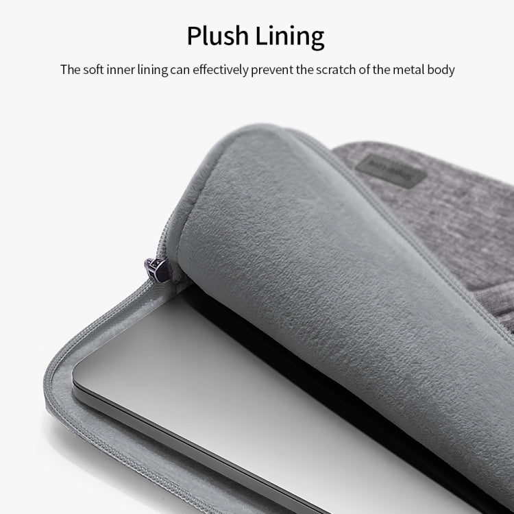 For 13-13.3 inch Oxford Cloth Portable Waterproof Protective Cover Double Zipper Briefcase Laptop Carrying Bag