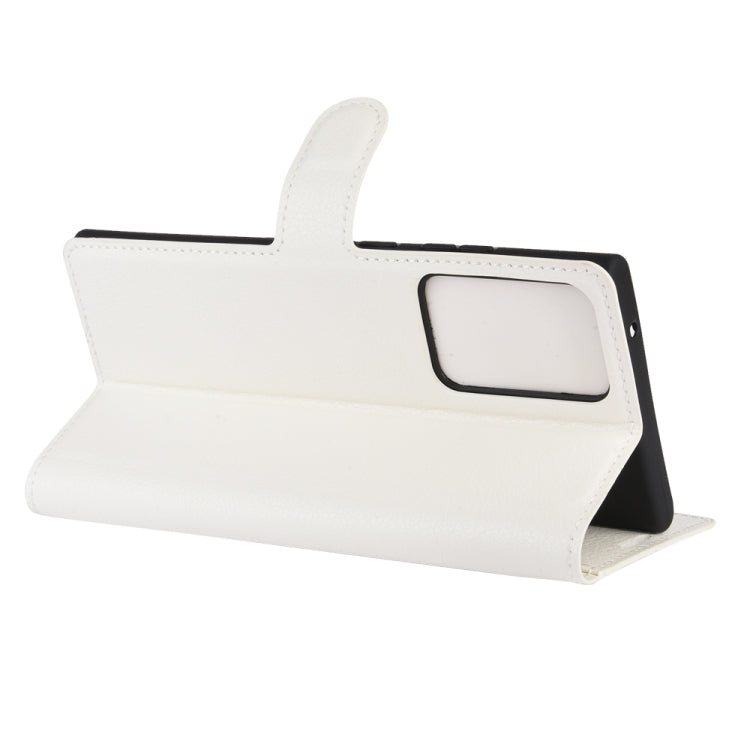 For Samsung Galaxy Note20 Ultra Litchi Texture Horizontal Flip Protective Case with Holder & Card Slots & Wallet