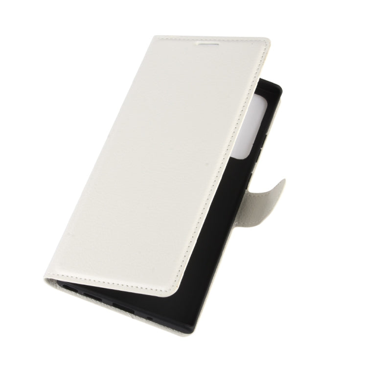 For Samsung Galaxy Note20 Ultra Litchi Texture Horizontal Flip Protective Case with Holder & Card Slots & Wallet