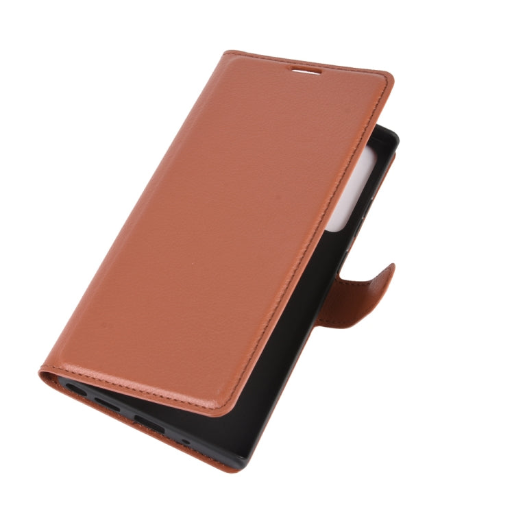 For Samsung Galaxy Note20 Ultra Litchi Texture Horizontal Flip Protective Case with Holder & Card Slots & Wallet