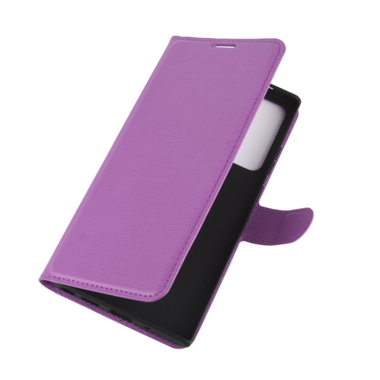 For Samsung Galaxy Note20 Ultra Litchi Texture Horizontal Flip Protective Case with Holder & Card Slots & Wallet