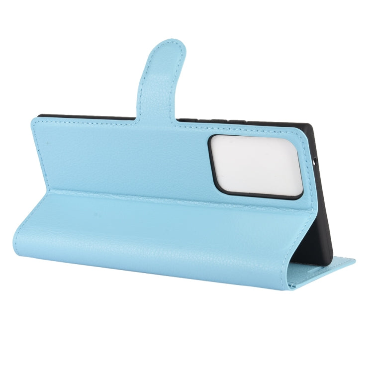 For Samsung Galaxy Note20 Ultra Litchi Texture Horizontal Flip Protective Case with Holder & Card Slots & Wallet