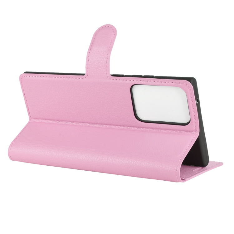 For Samsung Galaxy Note20 Ultra Litchi Texture Horizontal Flip Protective Case with Holder & Card Slots & Wallet