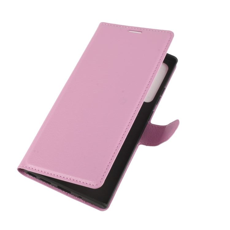 For Samsung Galaxy Note20 Ultra Litchi Texture Horizontal Flip Protective Case with Holder & Card Slots & Wallet