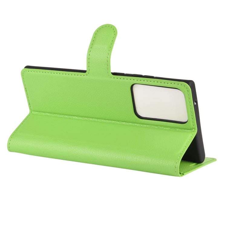For Samsung Galaxy Note20 Ultra Litchi Texture Horizontal Flip Protective Case with Holder & Card Slots & Wallet