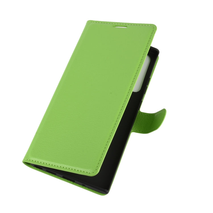 For Samsung Galaxy Note20 Ultra Litchi Texture Horizontal Flip Protective Case with Holder & Card Slots & Wallet
