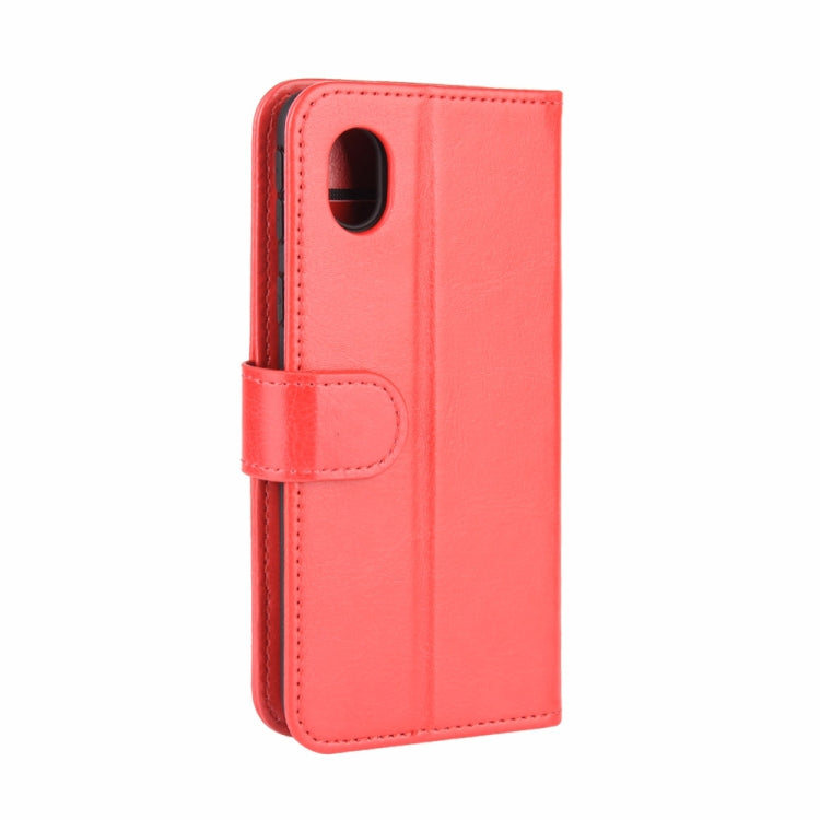 For Samsung Galaxy A01 Core / M01 Core R64 Texture Single Horizontal Flip Protective Case with Holder & Card Slots & Wallet& Photo Frame