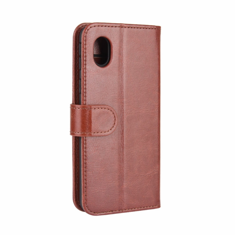 For Samsung Galaxy A01 Core / M01 Core R64 Texture Single Horizontal Flip Protective Case with Holder & Card Slots & Wallet& Photo Frame