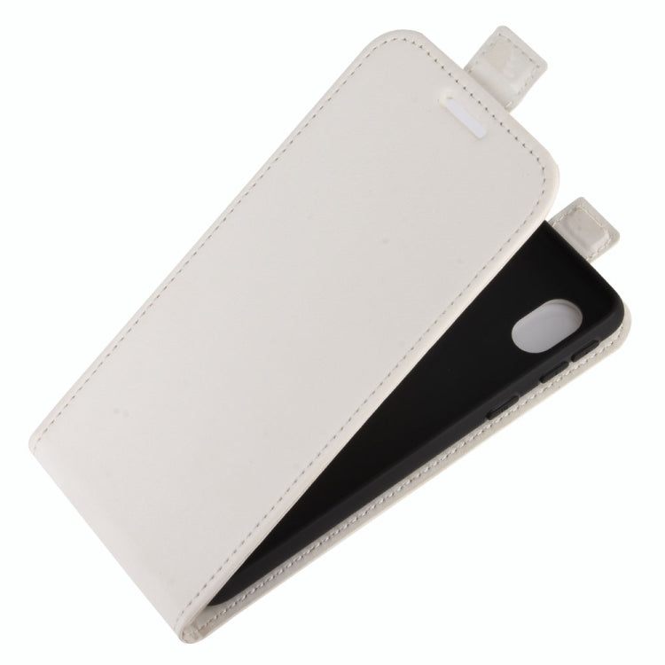 For Samsung Galaxy A01 Core / M01 Core R64 Texture Single Vertical Flip Leather Protective Case with Card Slots & Photo Frame