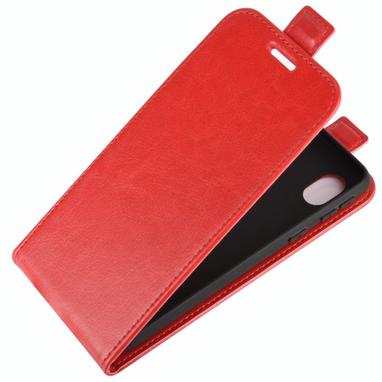 For Samsung Galaxy A01 Core / M01 Core R64 Texture Single Vertical Flip Leather Protective Case with Card Slots & Photo Frame