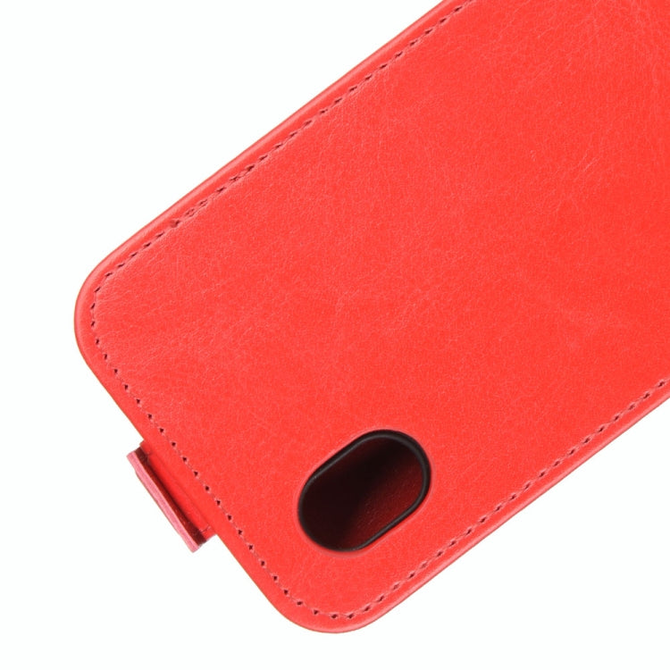 For Samsung Galaxy A01 Core / M01 Core R64 Texture Single Vertical Flip Leather Protective Case with Card Slots & Photo Frame