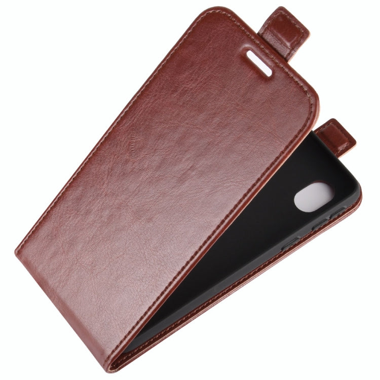 For Samsung Galaxy A01 Core / M01 Core R64 Texture Single Vertical Flip Leather Protective Case with Card Slots & Photo Frame