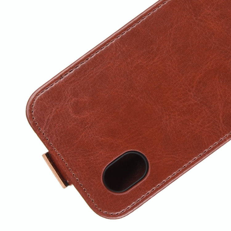 For Samsung Galaxy A01 Core / M01 Core R64 Texture Single Vertical Flip Leather Protective Case with Card Slots & Photo Frame