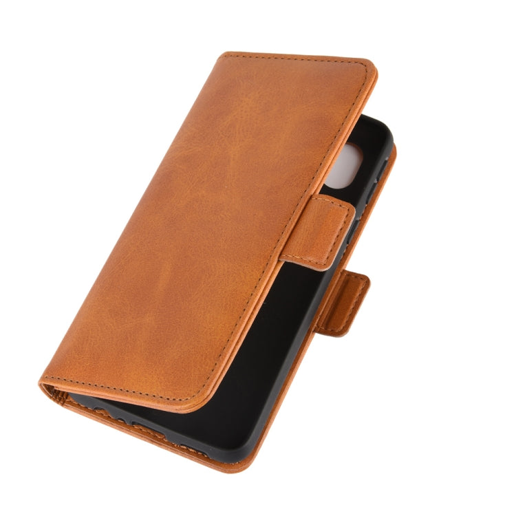 For Samsung Galaxy A01 Core / M01 Core Dual-side Magnetic Buckle Horizontal Flip Leather Case with Holder & Card Slots & Wallet