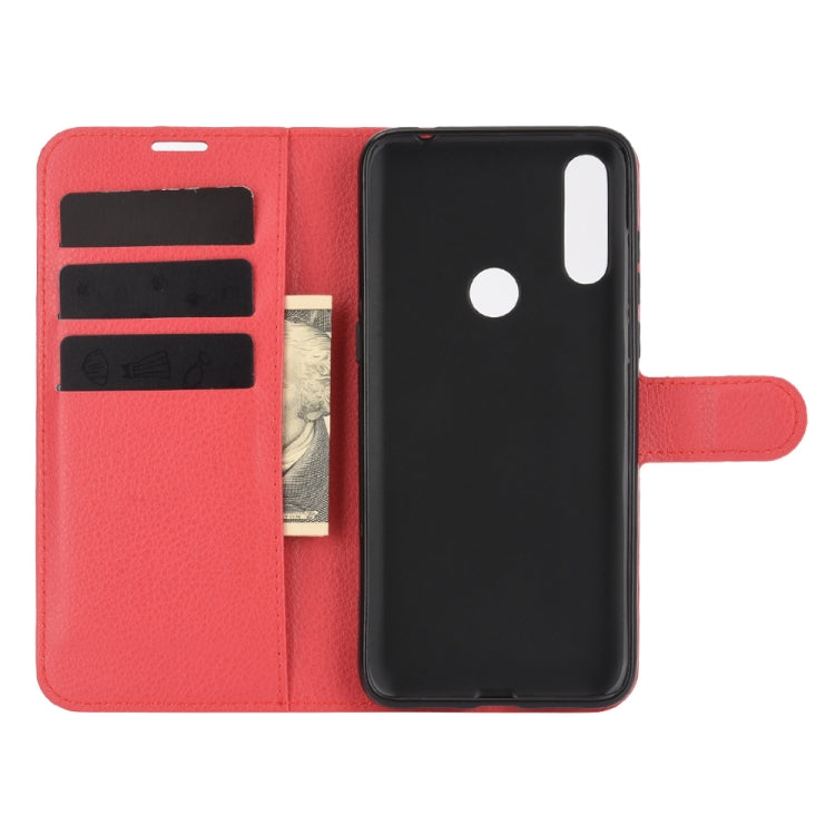 For Vodafone Smart V11 Litchi Texture Horizontal Flip Protective Case with Holder & Card Slots & Wallet