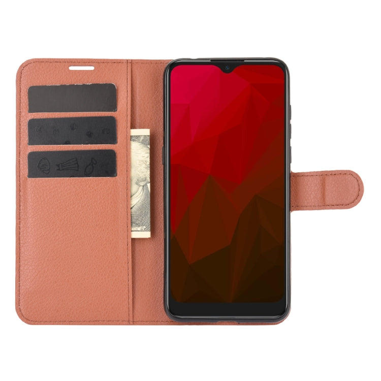 For Vodafone Smart V11 Litchi Texture Horizontal Flip Protective Case with Holder & Card Slots & Wallet