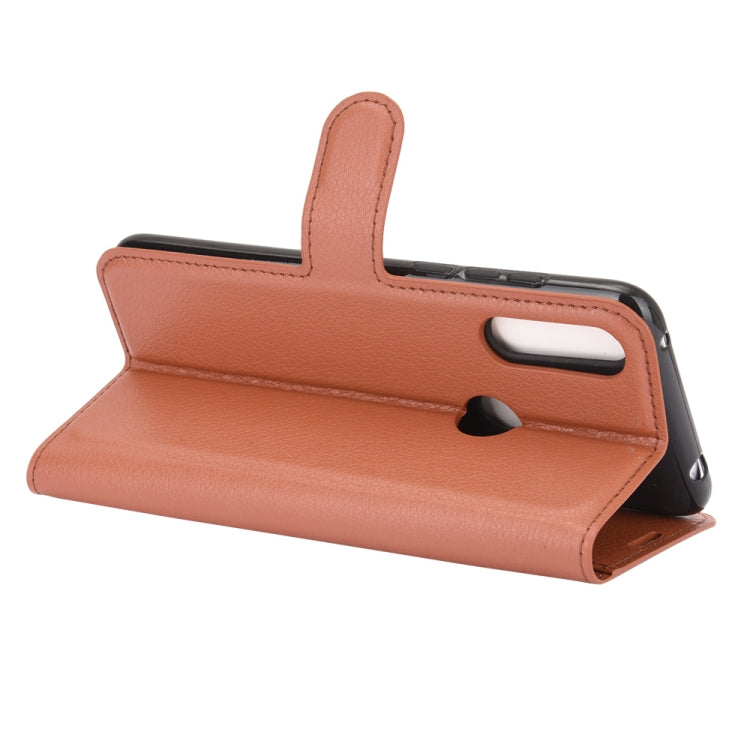 For Vodafone Smart V11 Litchi Texture Horizontal Flip Protective Case with Holder & Card Slots & Wallet