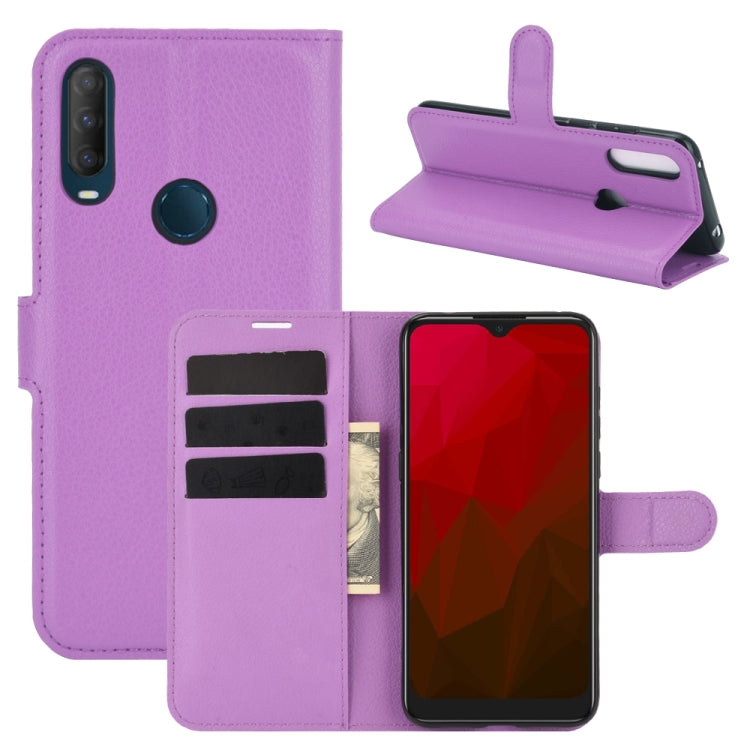 For Vodafone Smart V11 Litchi Texture Horizontal Flip Protective Case with Holder & Card Slots & Wallet