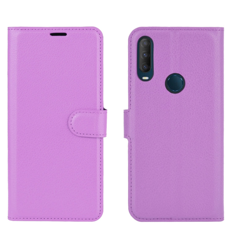 For Vodafone Smart V11 Litchi Texture Horizontal Flip Protective Case with Holder & Card Slots & Wallet