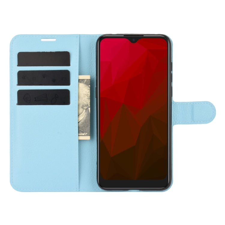 For Vodafone Smart V11 Litchi Texture Horizontal Flip Protective Case with Holder & Card Slots & Wallet