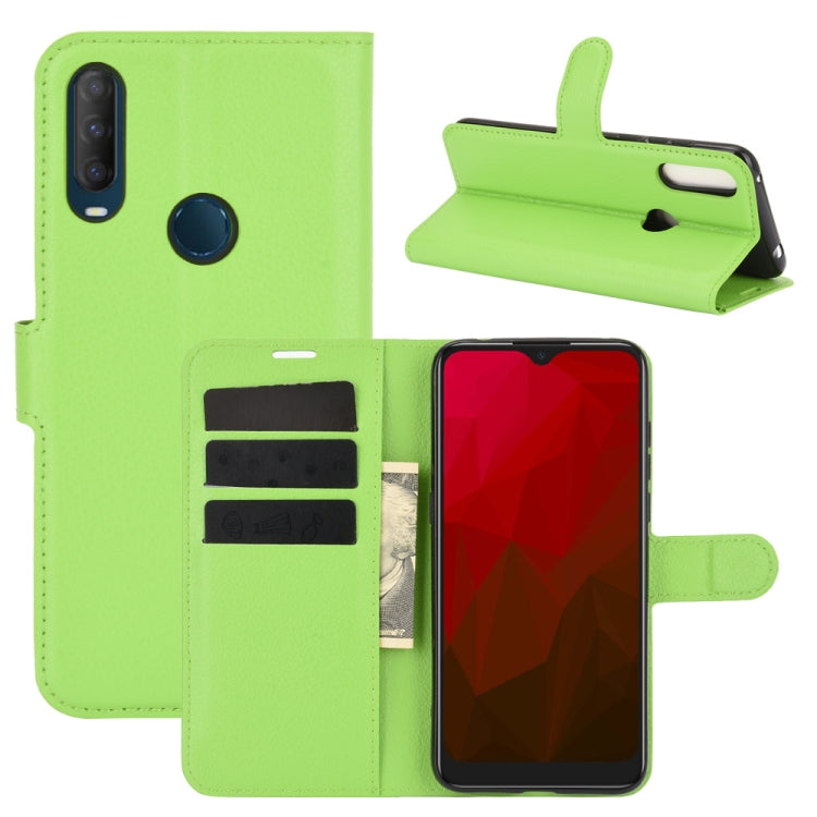 For Vodafone Smart V11 Litchi Texture Horizontal Flip Protective Case with Holder & Card Slots & Wallet