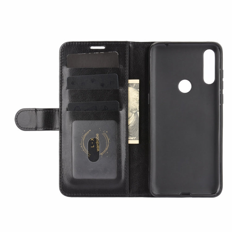 For Vodafone Smart V11 R64 Texture Single Horizontal Flip Protective Case with Holder & Card Slots & Wallet& Photo Frame