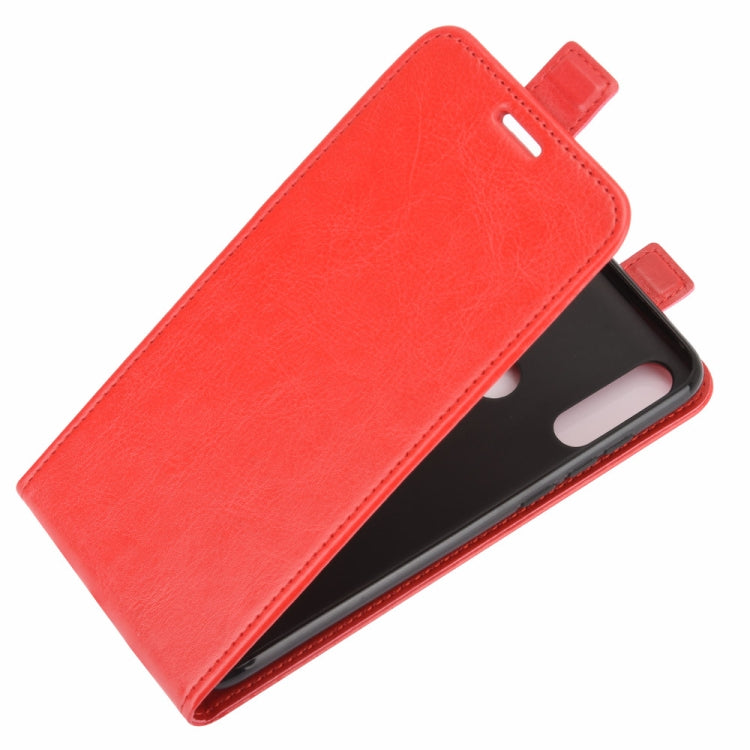 For Vodafone Smart V11 R64 Texture Single Vertical Flip Leather Protective Case with Card Slots & Photo Frame