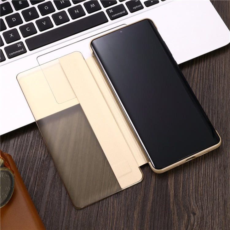 Lychee Texture Smart Phone Holster For Huawei P20 with Call Answering Function & Sleep / Wake-up