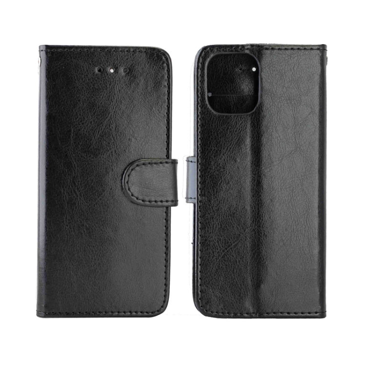 For iPhone 12 Pro Max Crazy Horse Texture Leather Horizontal Flip Protective Case with Holder & Card Slots & Wallet & Photo Frame