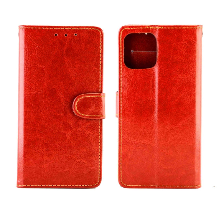 For iPhone 12 mini Crazy Horse Texture Leather Horizontal Flip Protective Case with Holder & Card Slots & Wallet & Photo Frame