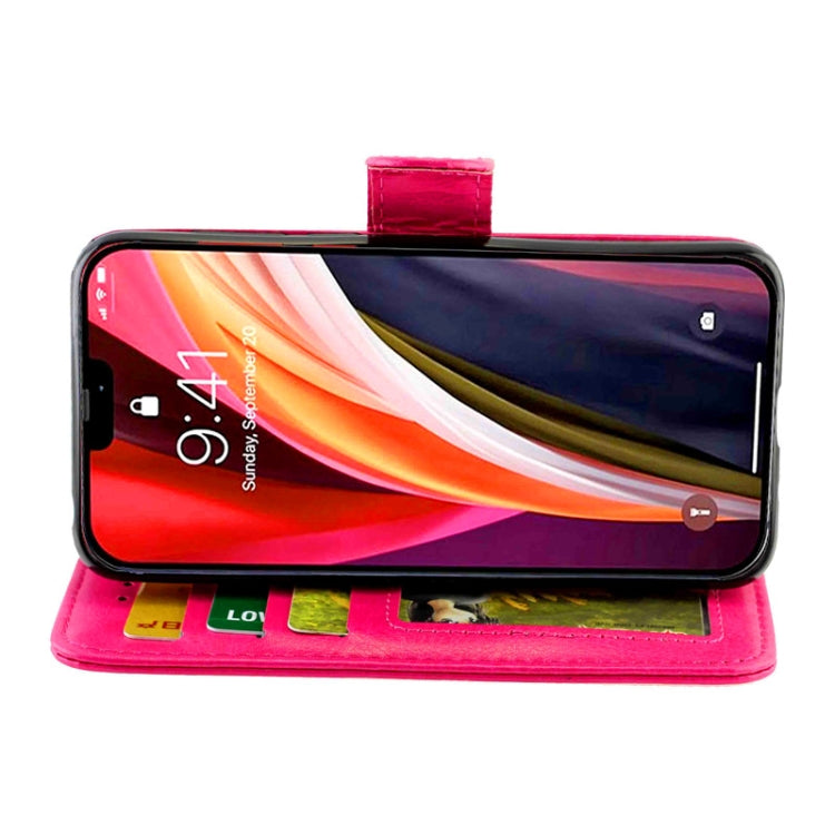 For iPhone 12 mini Crazy Horse Texture Leather Horizontal Flip Protective Case with Holder & Card Slots & Wallet & Photo Frame