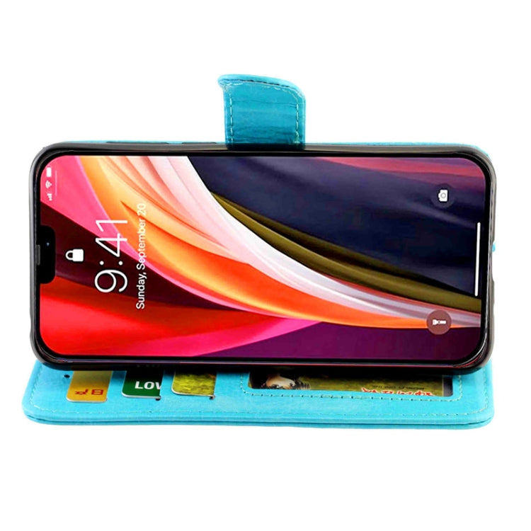 For iPhone 12 mini Crazy Horse Texture Leather Horizontal Flip Protective Case with Holder & Card Slots & Wallet & Photo Frame