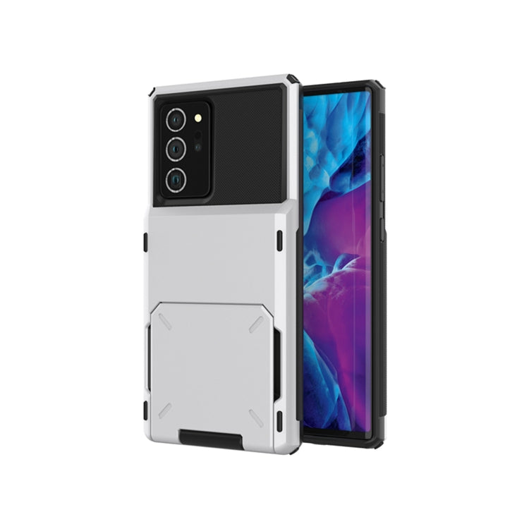 For Samsung Galaxy Note20 Scratch-Resistant Shockproof Heavy Duty Rugged Armor Protective Case with Card Slot