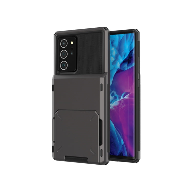 For Samsung Galaxy Note20 Scratch-Resistant Shockproof Heavy Duty Rugged Armor Protective Case with Card Slot