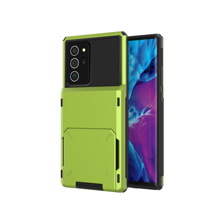 For Samsung Galaxy Note20 Scratch-Resistant Shockproof Heavy Duty Rugged Armor Protective Case with Card Slot
