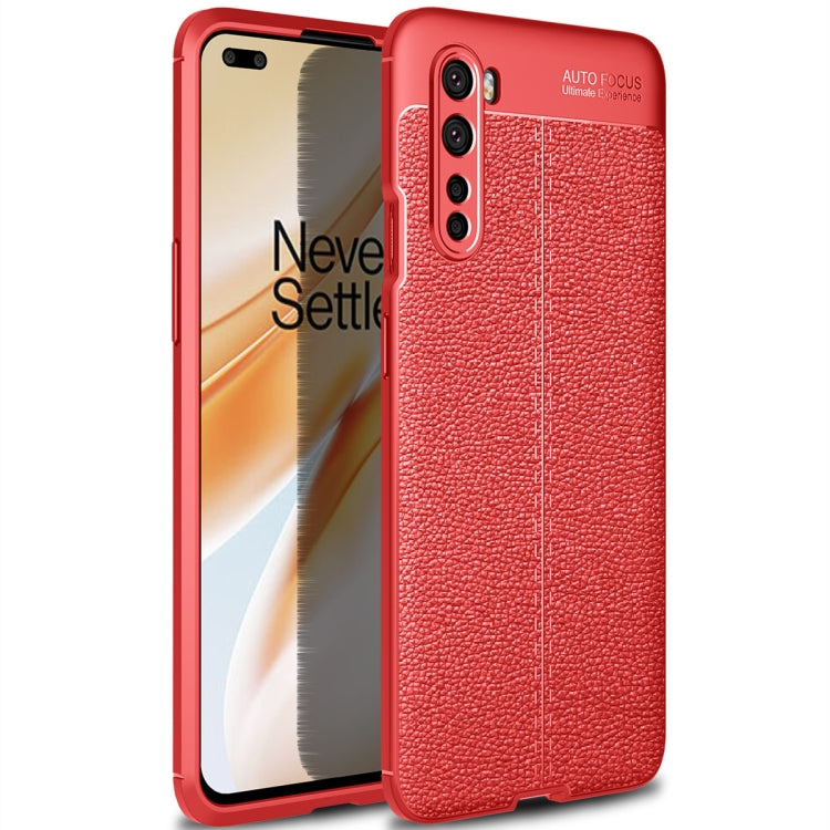 For OnePlus Nord Litchi Texture TPU Shockproof Case