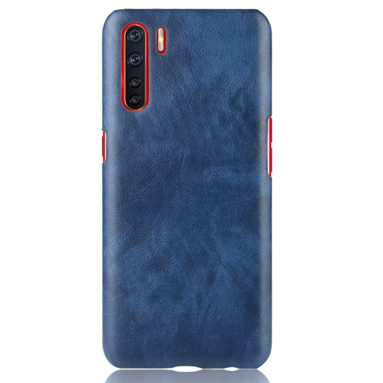 For OPPO A91 Shockproof Litchi Texture PC + PU Case