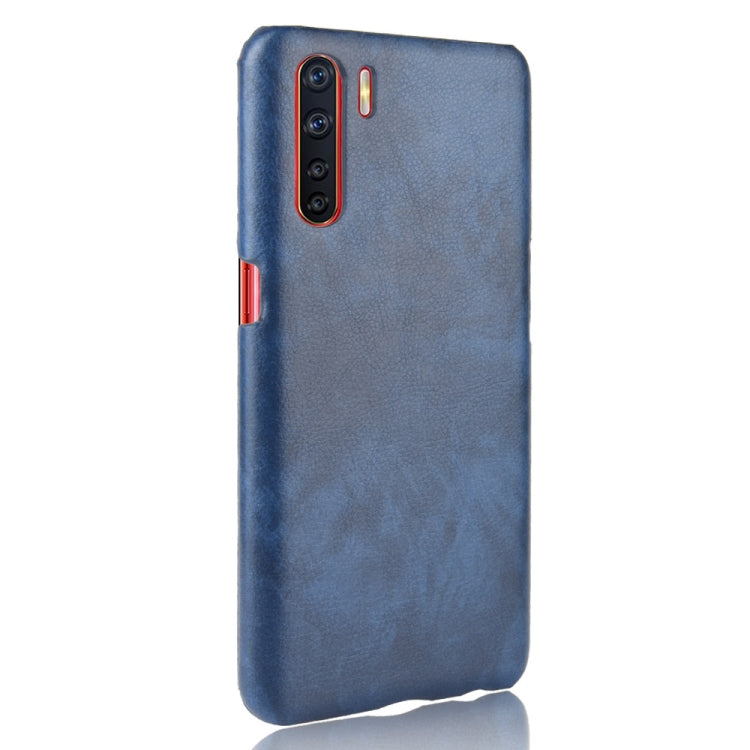 For OPPO A91 Shockproof Litchi Texture PC + PU Case