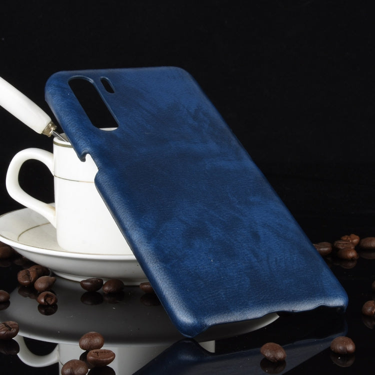 For OPPO A91 Shockproof Litchi Texture PC + PU Case