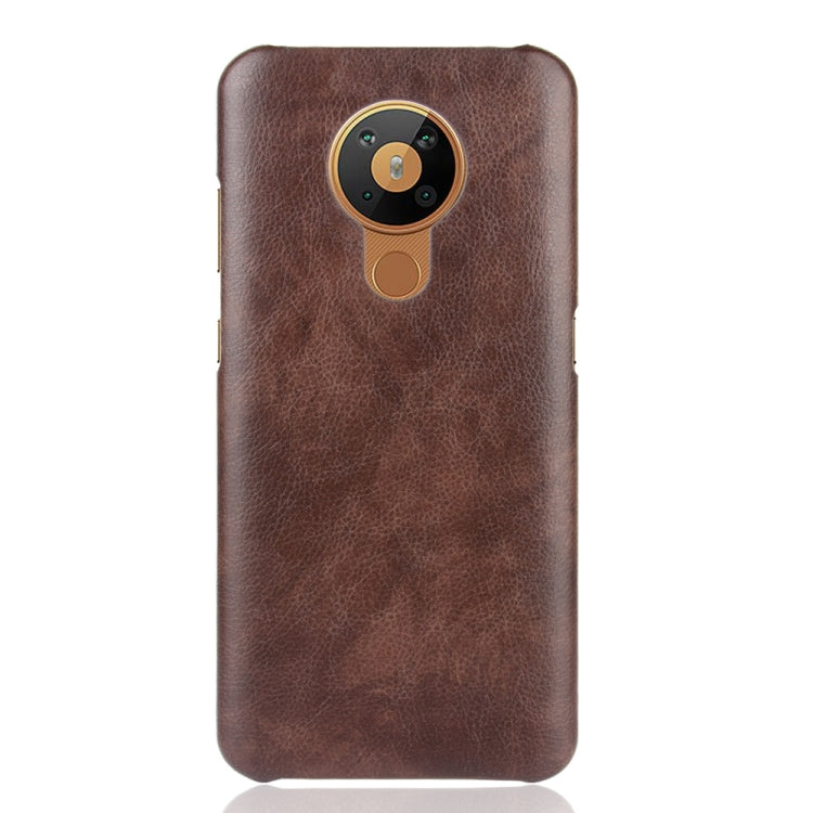 For Nokia 5.3 Shockproof Litchi Texture PC + PU Case