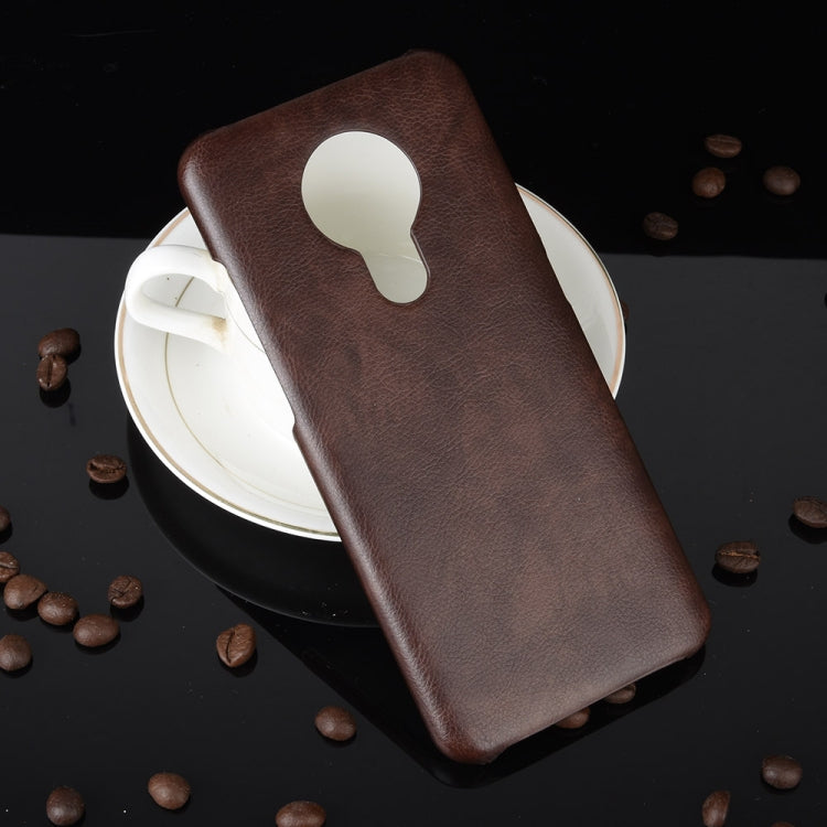 For Nokia 5.3 Shockproof Litchi Texture PC + PU Case