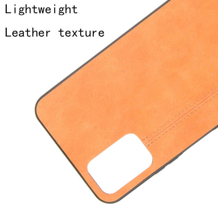 For Huawei Honor X10 Max 5G Shockproof Sewing Cow Pattern Skin PC + PU + TPU Case