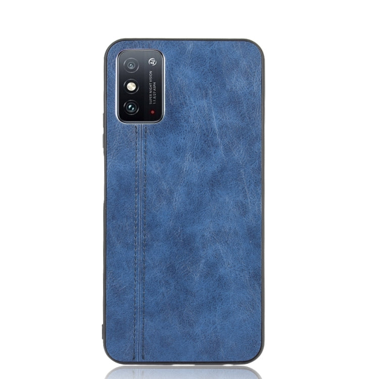 For Huawei Honor X10 Max 5G Shockproof Sewing Cow Pattern Skin PC + PU + TPU Case