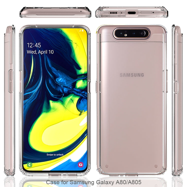 Scratchproof TPU + Acrylic Protective Case for Galaxy  A80/A90