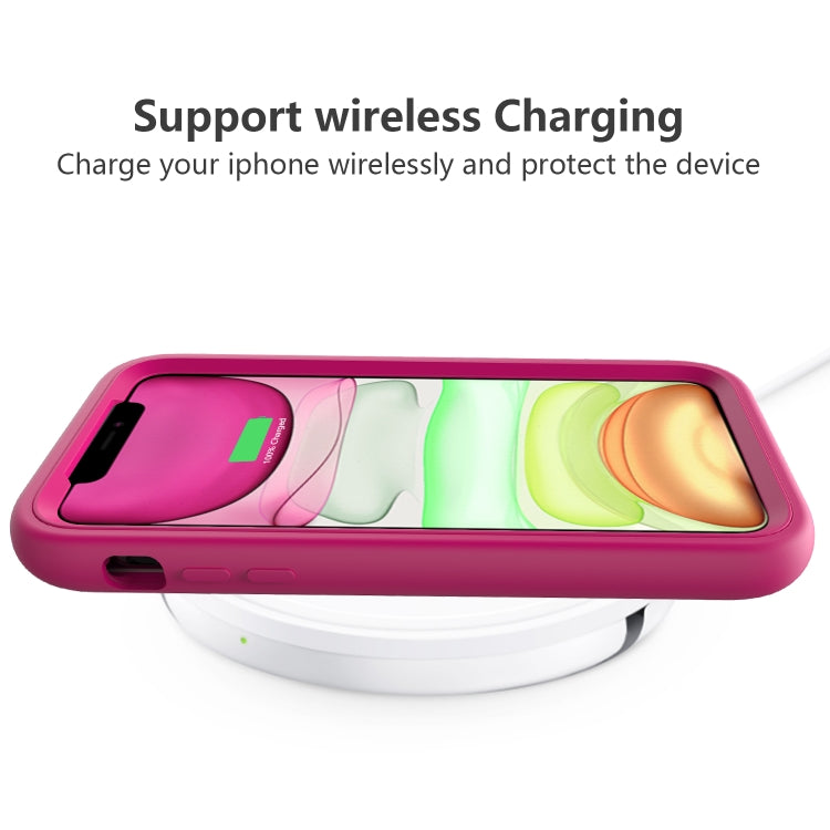 For iPhone 11 Pro Wave Pattern 3 in 1 Silicone+PC Shockproof Protective Case