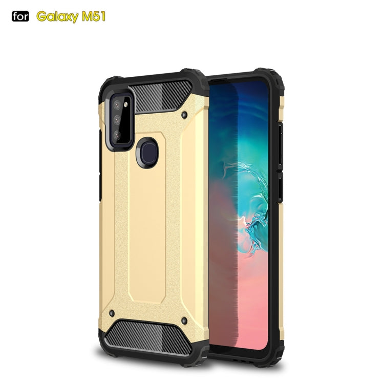 For Samsung Galaxy M51 Magic Armor TPU + PC Combination Case