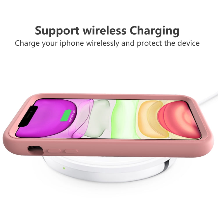 For iPhone 11 Pro Max Wave Pattern 3 in 1 Silicone+PC Shockproof Protective Case